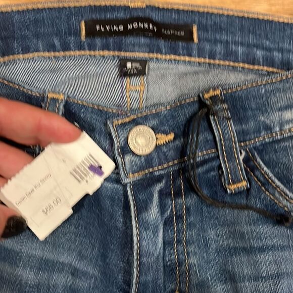 FLYING MONKEY | Denim Daze Rip Skinny Jeans | Size 27 - Picture 2 of 6
